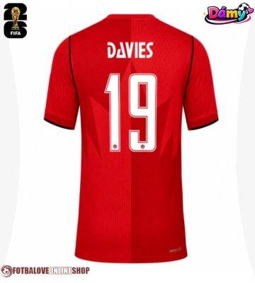 Kanada Alphonso Davies #19 Domácí Dres pro Dámy MS 2026 Krátkým Rukávem